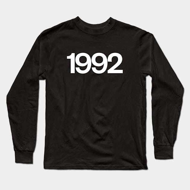 1992 Long Sleeve T-Shirt by Monographis